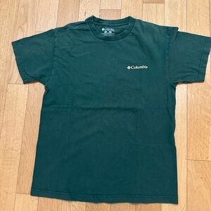 Columbia Green Crew Neck Short Sleeve Tee